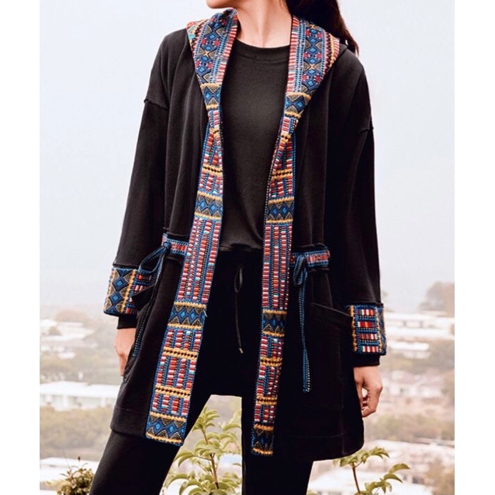 Johnny Was Tia Hooded Anorak Coat